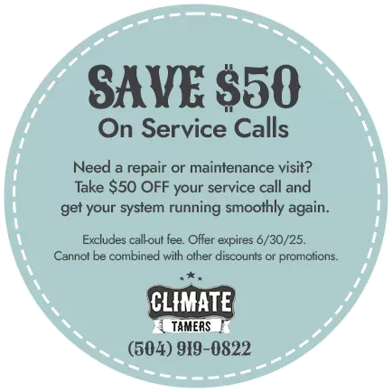 save 50 on service calls