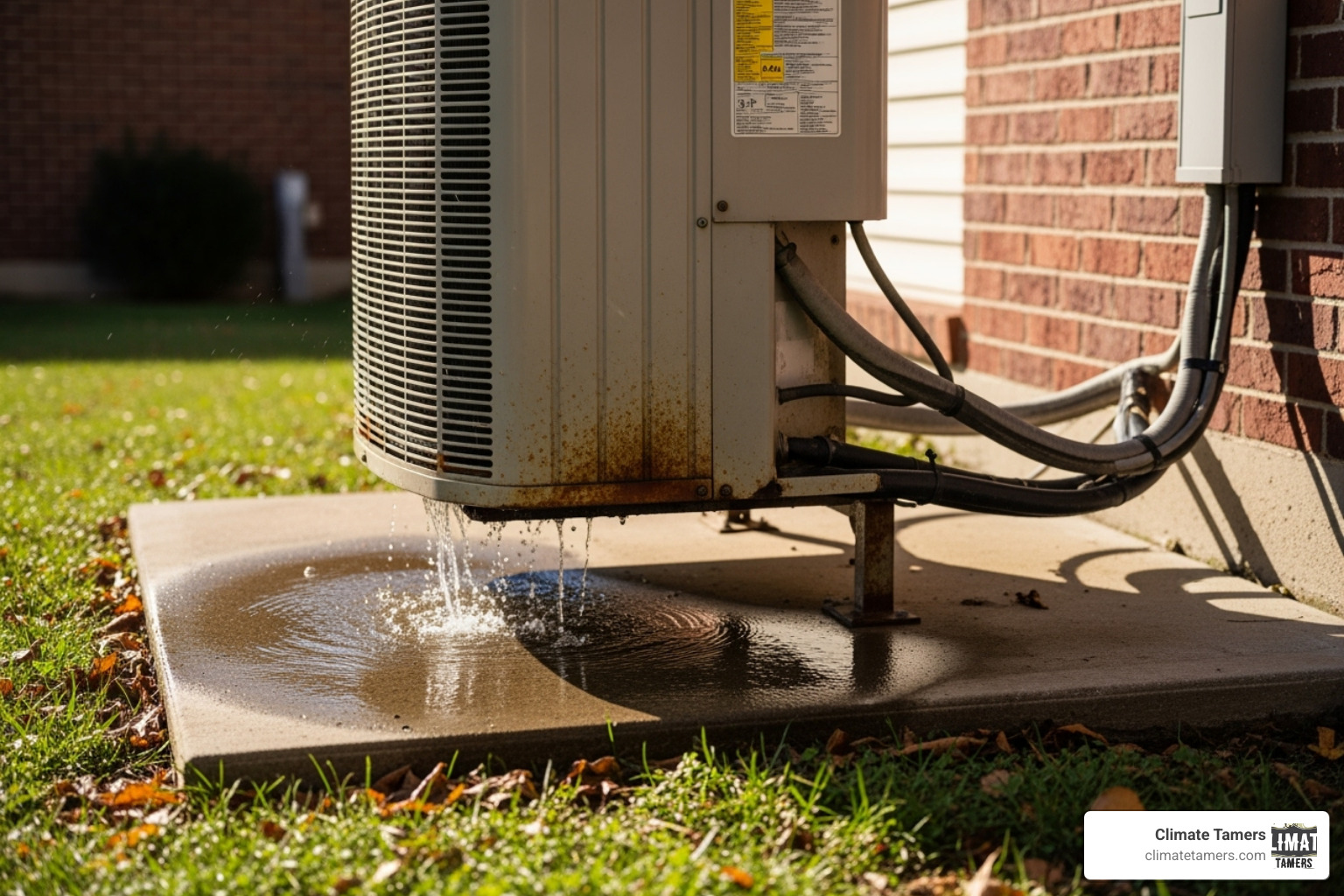 ac unit leaking