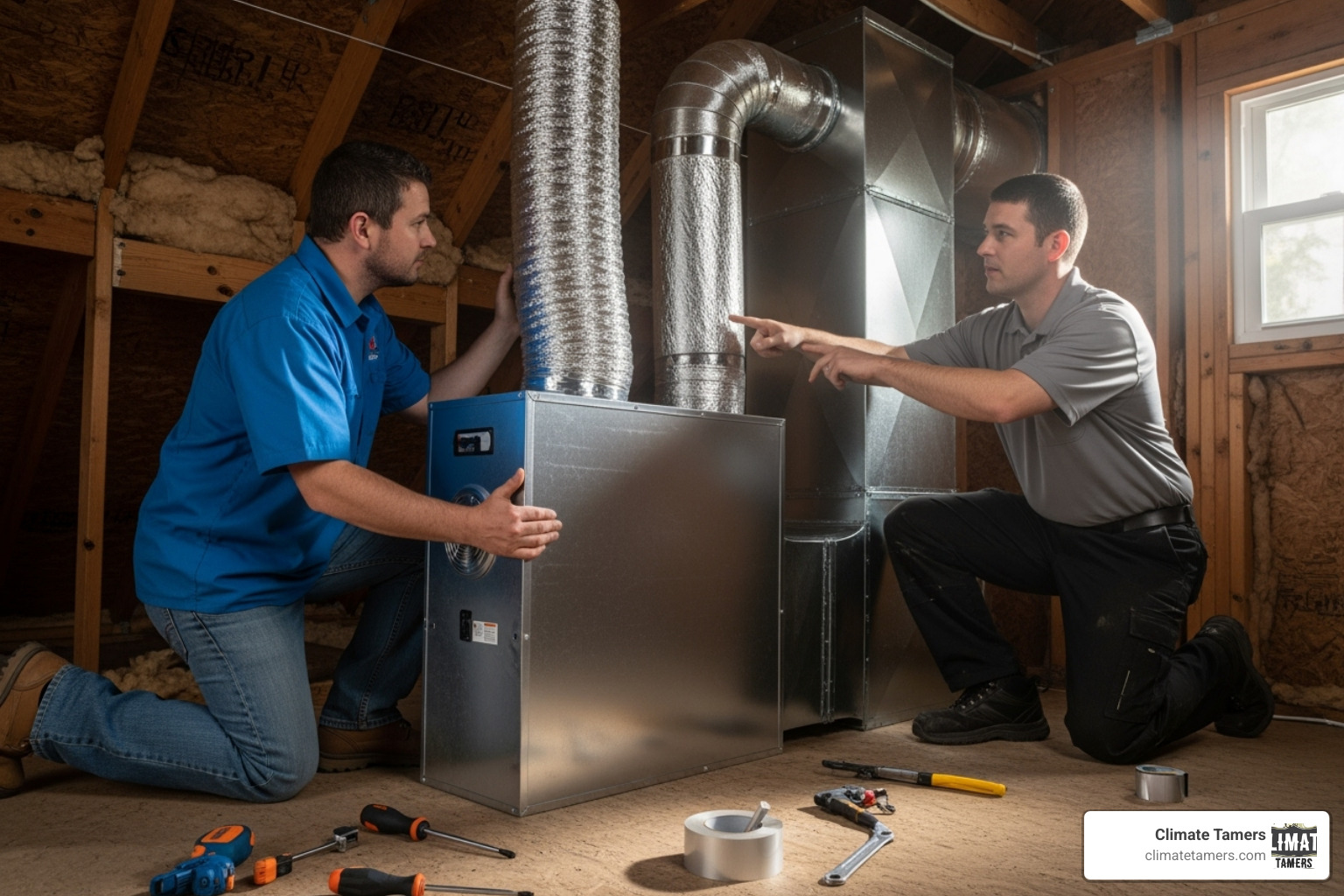 Air scrubber installation